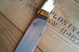 Antiqued 01 Sambar Stag Handle