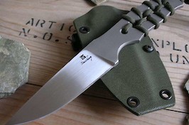 Skeleton Knife version of the Shadow in Sandvik 12C27